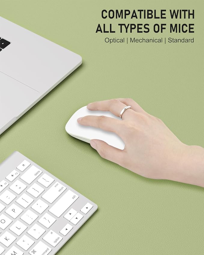 Desk Pad, 35.5" x 17" PU Leather Non-Slip Desk Mat Large Mouse Pad - Image 4