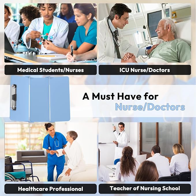 Nursing Clipboard Foldable, Foldable Clipboard w/Nursing Edition Cheat Charts - Image 7