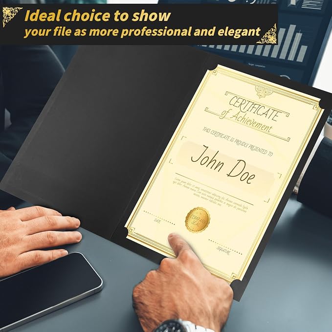 Oleitodh 50 Pcs Certificate Holders Bulk, Document Covers - Image 5