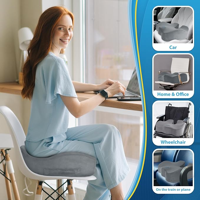 BlissTrends Seat Cushion, Thick Memory Foam Cushions - Image 6