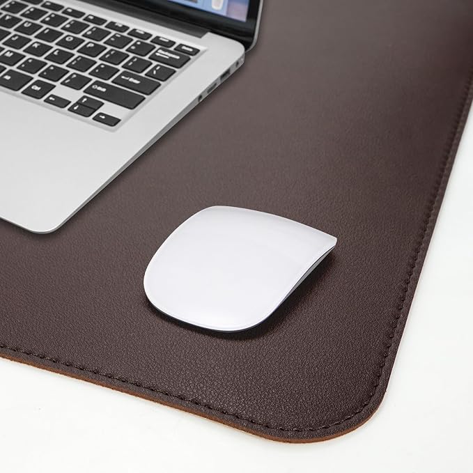 AFIING Cork Desk Mat 31.5" x 17", Desk pad Protector | Dual-Sided Cork & PU - Image 4