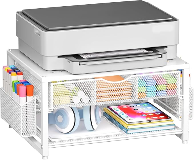 Marbrasse Metal Printer Stand for Desk by Marbrasse