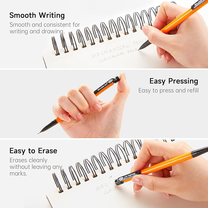 Shuttle Art Mechanical Pencils, 84 Pack Bulk Mechanical Pencils 0.7mm Medium - Image 4