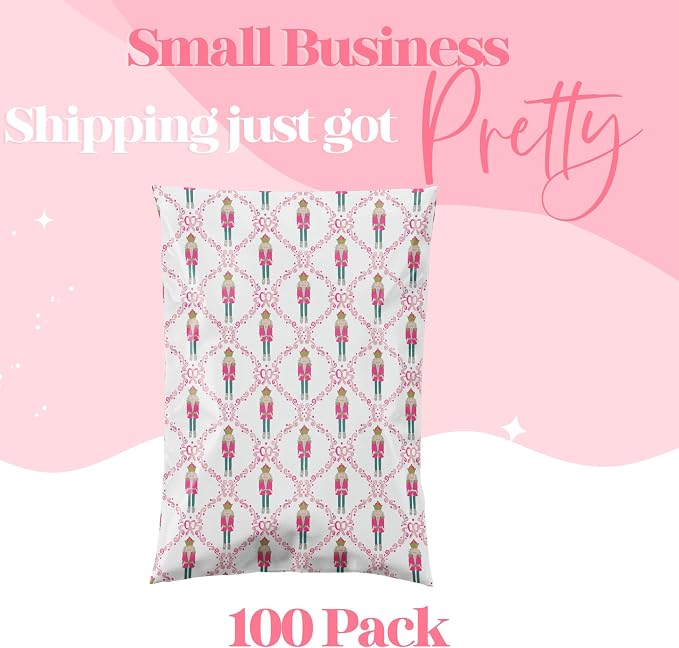 6x9 Designer Poly Mailer 100 Pack Heavy Duty Waterproof Self Seal Shipping Bags - Image 2