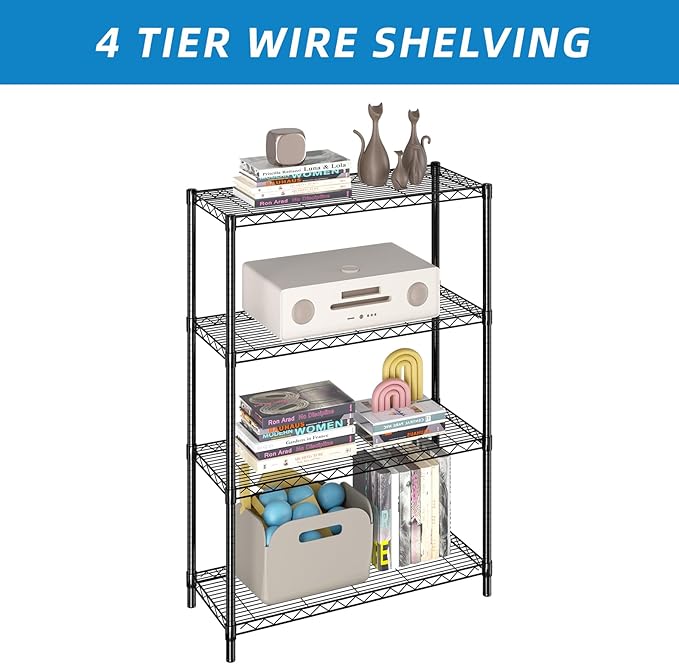 Guan River 4-Shelf Adjustable Metal Wire Shelving, Sturdy and Durable, Storage - Image 5