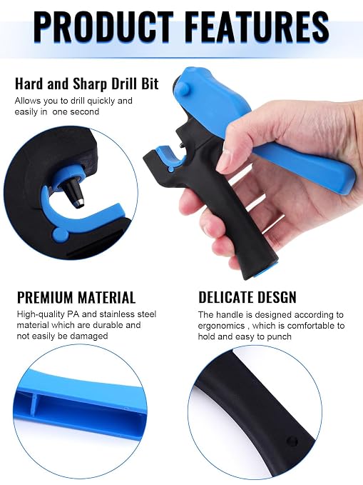 Kalolary 2Pcs Drip Irrigation Tubing Hole Punch, Drip Tube Hole Punch Tool - Image 5