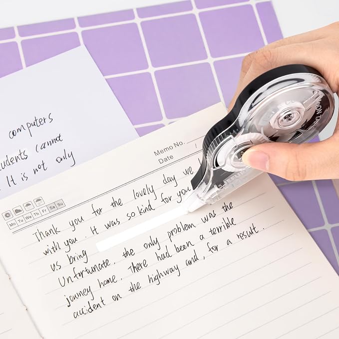 30 Pcs Correction Tape, 39.37 Ft White Wrong Out Tear-Resistant Bulk, Instant - Image 6