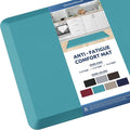 KitchenClouds Kitchen Mat Cushioned Anti Fatigue Kitchen Rug 17.3"x39" Water by KitchenClouds
