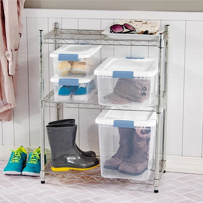 Sterilite 6-Pack Latching Box, Under Bed Storage Bins - Image 4