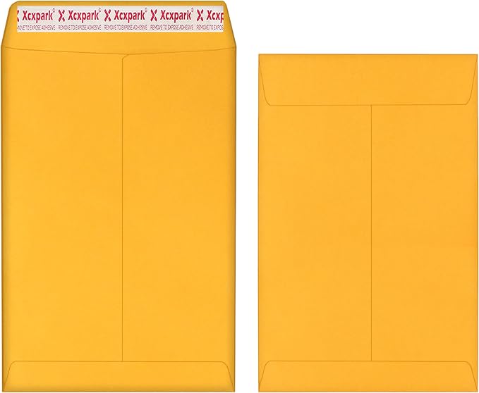Xxcxpark 250 PCS 6x9 inches Security Catalog Envelopes Printable Self Seal - Image 8