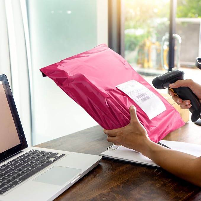 Metronic Poly Mailers 12x15.5 500 Pack Pink, Midium Size Shipping Bags Strong - Image 7