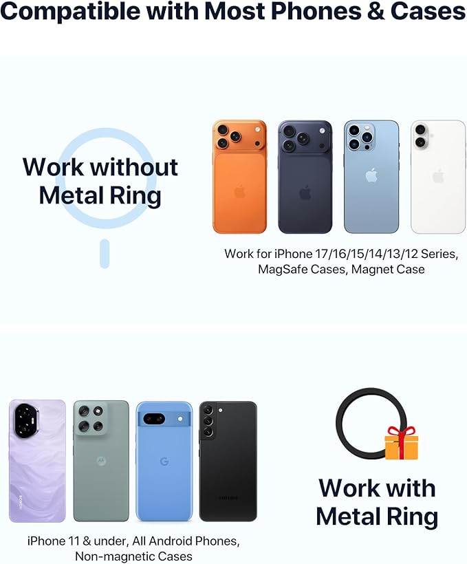 Miracase for MagSafe Car Mount【Strong Magnets】 Magnetic Phone Holder for - Image 4