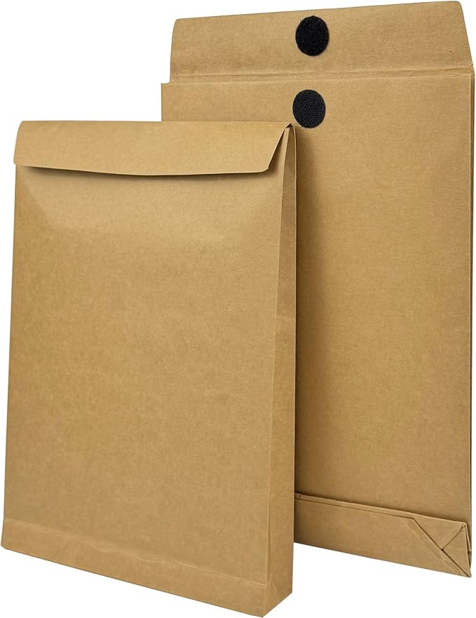 15 Pack Large Expandable Envelopes, 9.3x 13" Big Mailing Envelopes | - Image 3