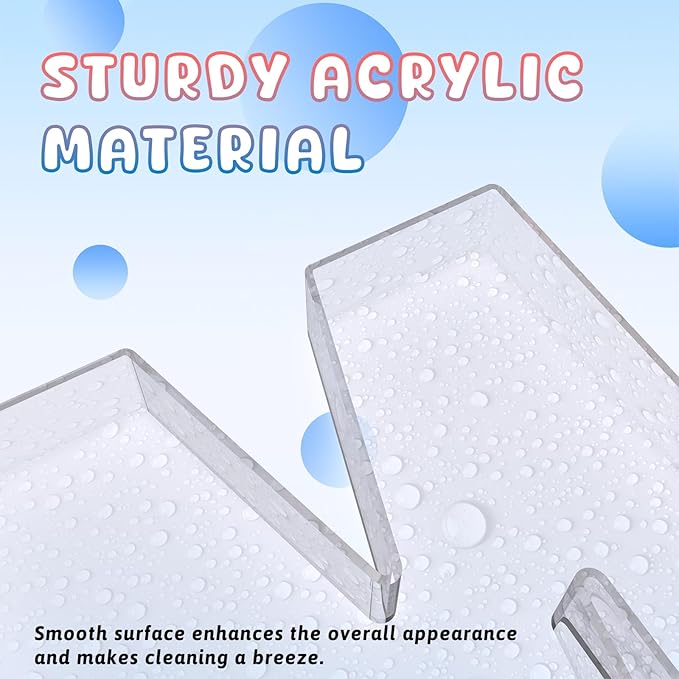 11" Acrylic Letter Charcuterie Box, Reusable Fillable Alphabet Number Shaped - Image 3