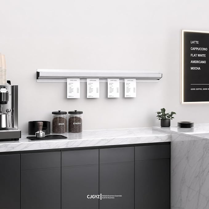 4 Pcs Restaurant Ticket Holder, Magnetic Note and Paper Holder - Image 9