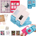 BAOFALI 2Pcs/Set Stamp Puncher 1.5x1.5inch &1x0.8inch Rectangular Postage Stamp by BAOFALI