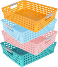 4 Pieces Turn in Trays for Classroom, Paper Organizer Baskets for Office and by Unknown