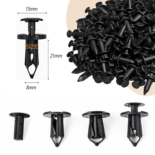 UNIGT 150pcs ATV UTV Body Fastener Rivets Push Pin Compatible - Image 5