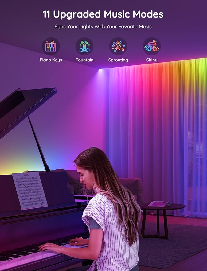 Govee RGBIC LED Strip Lights, 32.8ft Smart LED Lights - Image 4