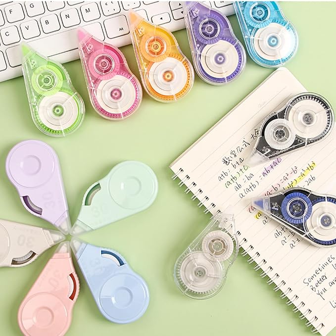 10Pcs Correction Tape Roller 8mx5mm Quick Dry White Out Correction Tape Total - Image 4
