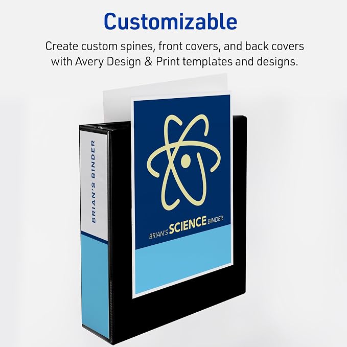 Avery Heavy-Duty View 3 Ring Binder, 670-Sheet Capacity, 3.5 Inch Wide Spine - Image 5