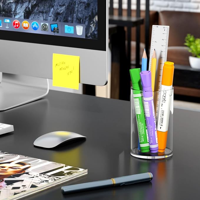 NIUBEE Clear Acrylic Pen Holder - Image 4