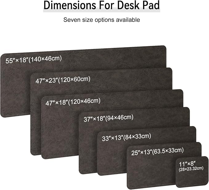 Imitation Crazy Horse Leather Desk Mat - Image 9