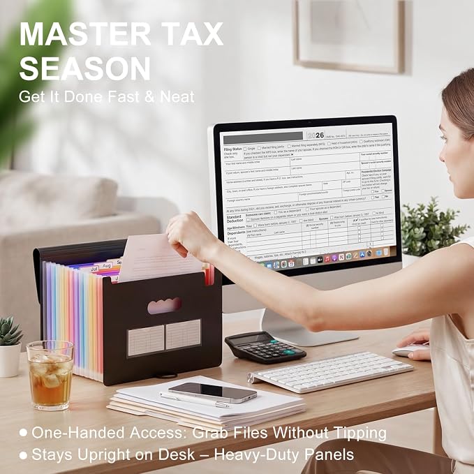 ThinkTex Accordion File Organizer, 12 - Image 4