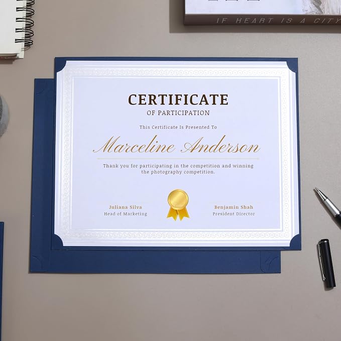 75 Pack Single Sided Certificate Holders - Image 5
