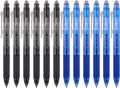 ParKoo Retractable Erasable Gel Pens Clicker Fine Point 0.7 mm, No Need by Parkoo