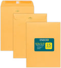 Clasp Envelopes – 9.5x12.5 Inches Brown Kraft Catalog Envelopes Letter Size -15 by EnDoc