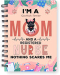 Ninety3POD I'm a Scottish Terrier Mom and a Registered Nurse Nothing Scares Me by Ninety3POD