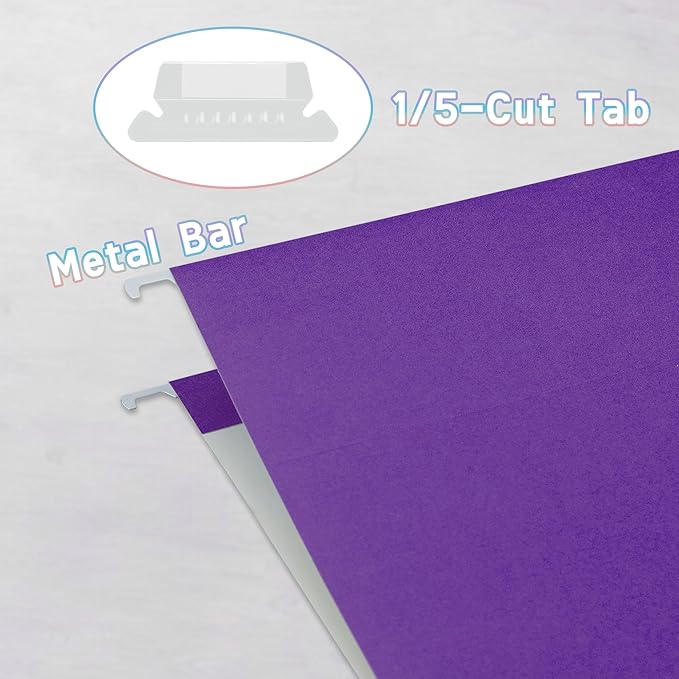 25 Packs Hanging File Folders - Image 3