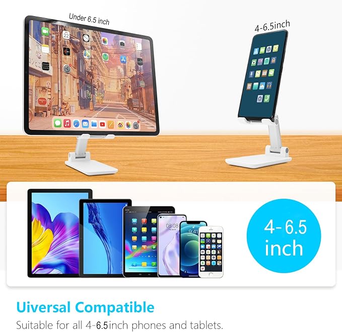 2 Pack Phone Stand for Desk, Angle & Height Adjustable Phone Holder | Fully - Image 3
