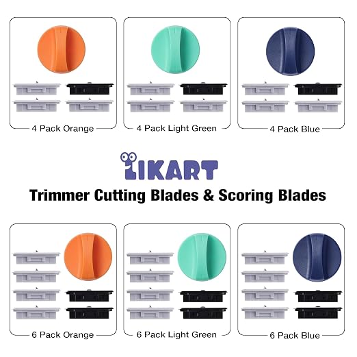 Likart 6-Pack Paper Cutter Replacement Blades kit, Portable Trimmer Cutting - Image 6