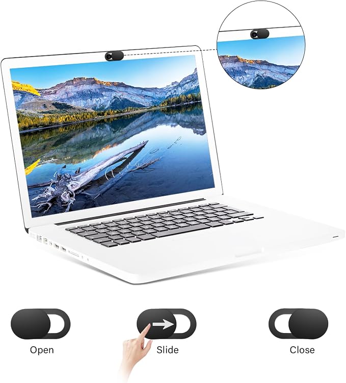 ZUCUCUC Laptop Camera Cover Slide, Camera Cover Slide, 8 Pack Ultra Thin Webcam - Image 8