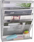 EASEPRES Desk File Organizer Mesh 6-Tier, Hanging Wall Mount Document by EASEPRES