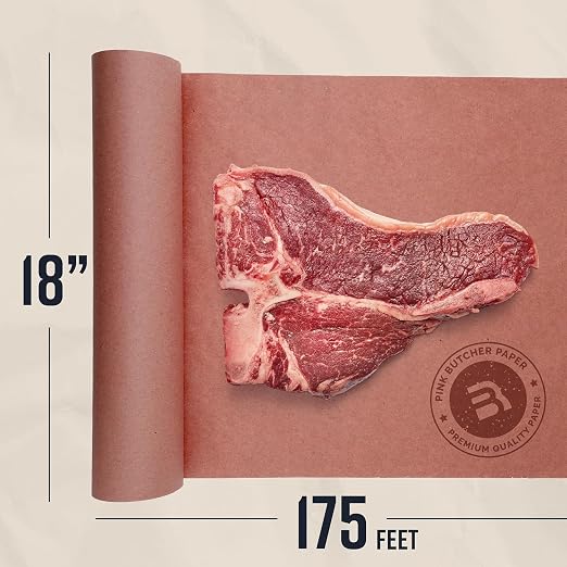Bryco Goods Pink Butcher Paper Roll - Image 3