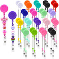 30pcs Colorful Beadable Badge Reels Making Kits by Unknown