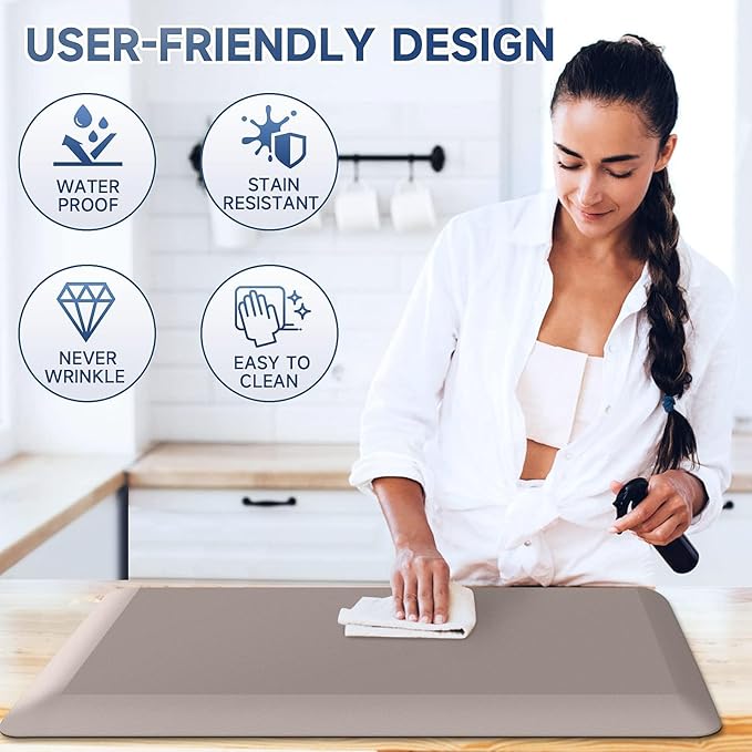StepRite 4/5 Inch Thick Kitchen Mat Anti Fatigue Mat Kitchen Rugs Kitchen Decor - Image 5