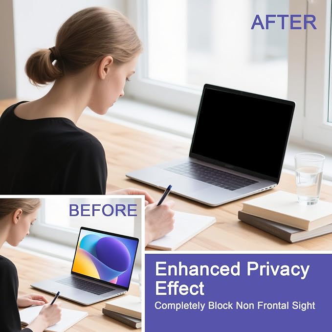 360° Privacy Screen Protector for MacBook Air 15 inch, Privacy Screen Filter - Image 3