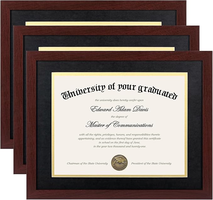 upsimples 11x14 Diploma Frame Certificate Degree Document Frame by upsimples