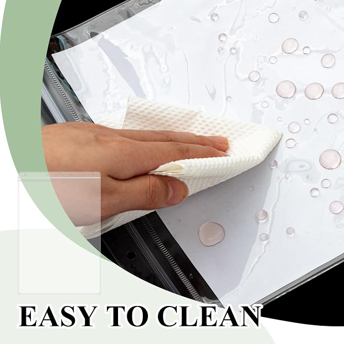 10 Pcs Heavy Duty Sheet Protector 8.5 x 11 Inch Job Ticket Holder Waterproof - Image 3