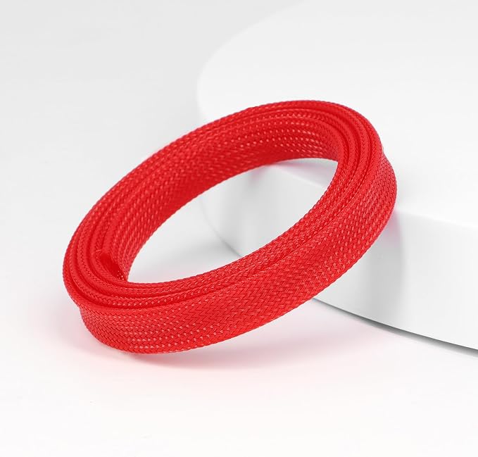 25ft PET Expandable Braided Cable Sleeve 1.2 inch Pet Braided Cable Sleeve - Image 3