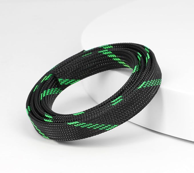 25ft PET Expandable Braided Cable Sleeve 5/8inch Pet Braided Cable Sleeve - Image 3