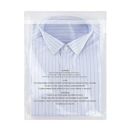 iMailer - 100 Count - 12" x 15" Clear Plastic Poly Bags by iMailer