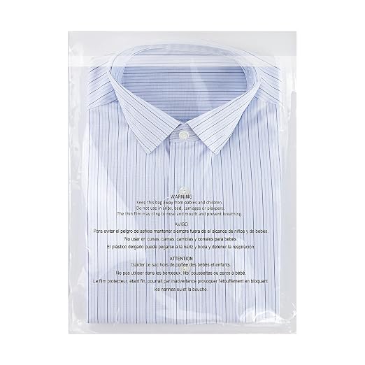 iMailer - 100 Count - 9" x 12" Clear Plastic Poly Bags by iMailer