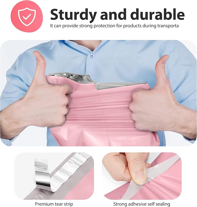 Fuxury Poly Mailers 14.5x19 Inch 50pc Shipping Bags - Image 4