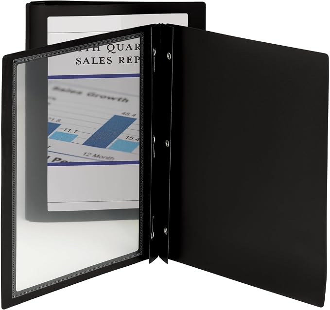 Smead Frame View Poly Report Cover, Letter Size, Swing Clip Side Fastener by SMEAD