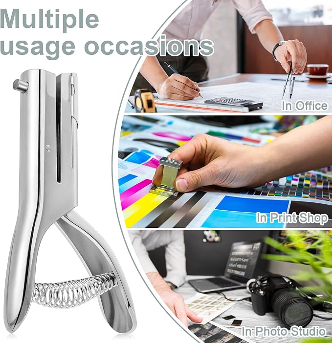Chumia 1 Pcs Heavy Duty Hole Punch 2" Long Reach 1/8 Inch Paper Single One Hole - Image 7